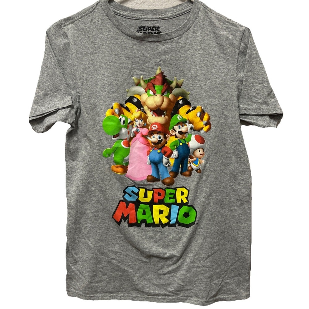 Super Mario Movie Graphic T-shirt Boys Size XL